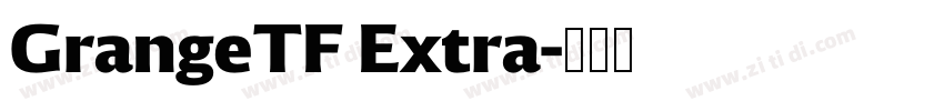 GrangeTF Extra字体转换